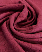 Burgundy Cable Knit