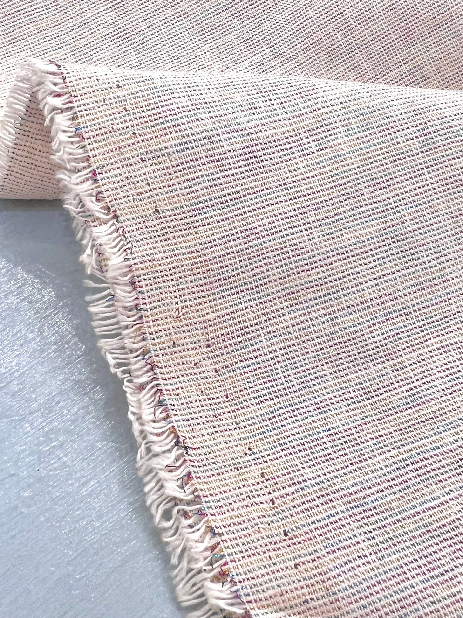 Robert Kaufman Essex Yarn Dyed Linen Metallic Sorbet