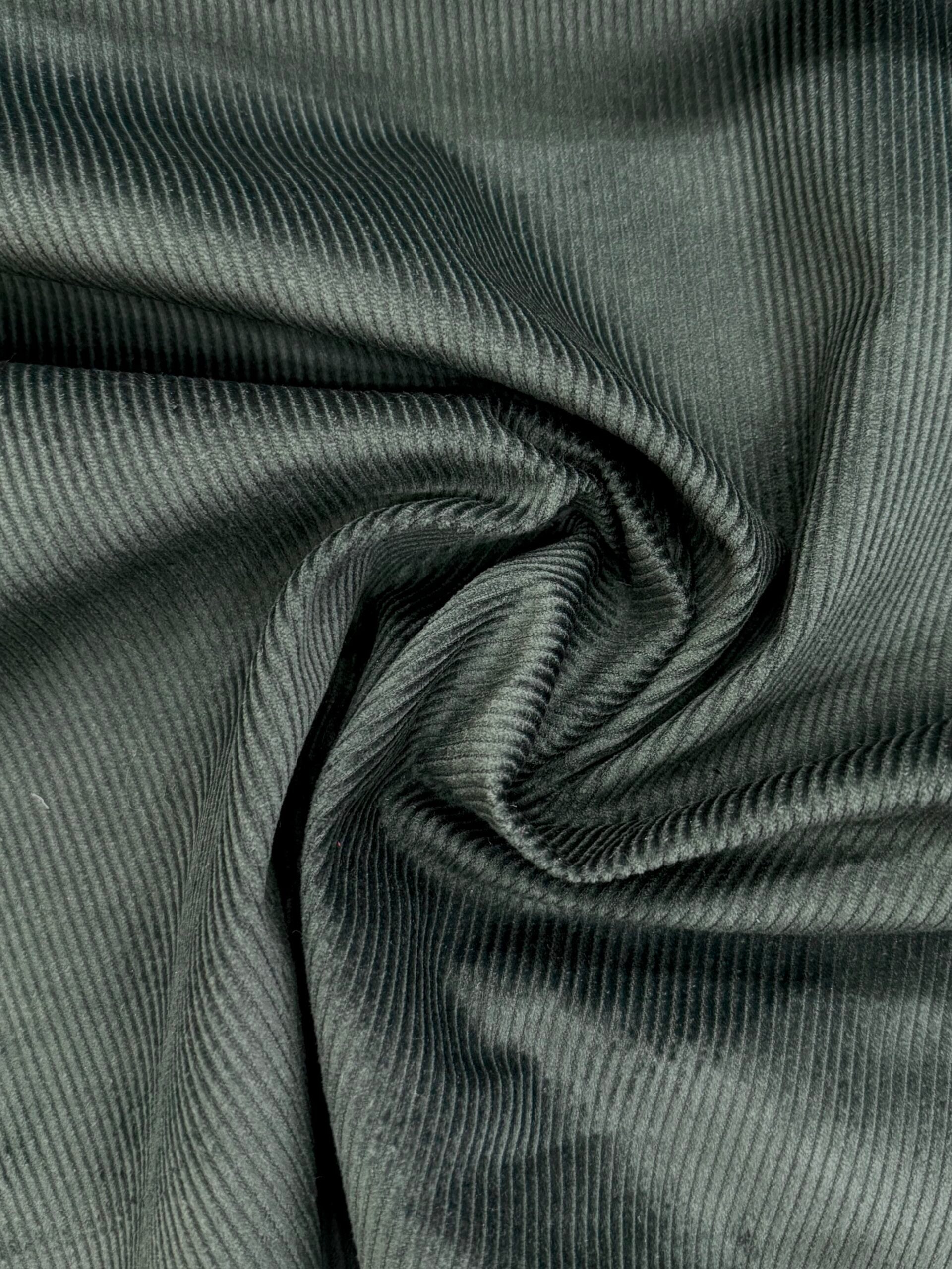 8 Wale Cotton Corduroy Bottle Green