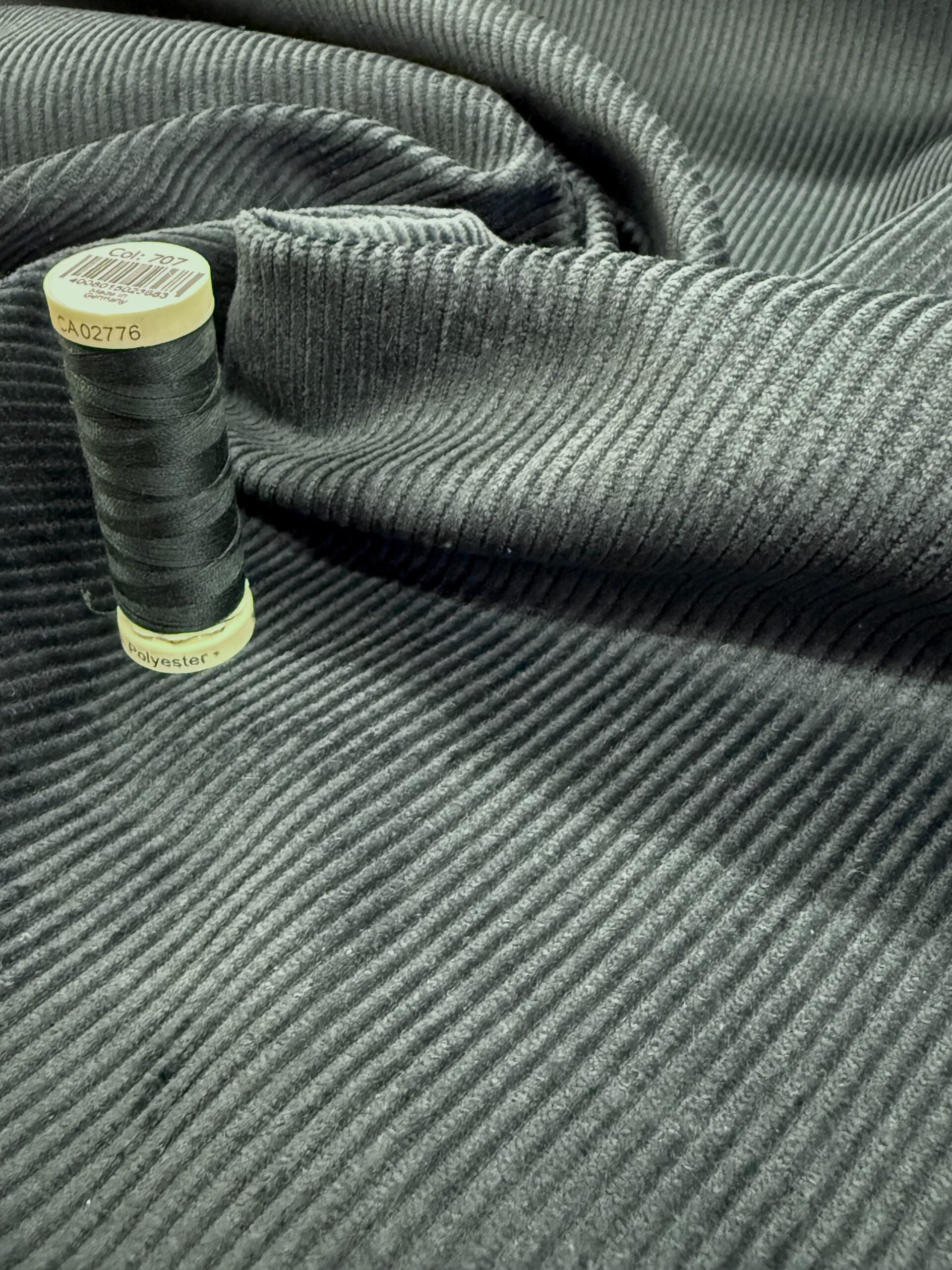 8 Wale Cotton Corduroy Bottle Green