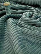 4.5 Wale Cotton Washed Jumbo Corduroy Jade Green