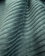 4.5 Wale Cotton Washed Jumbo Corduroy Jade Green