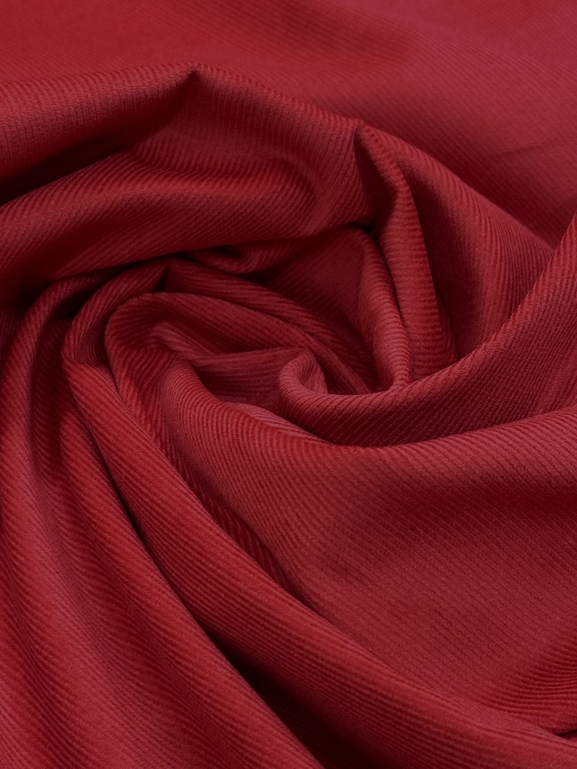 21 Wale Cotton Needlecord -Scarlet Red