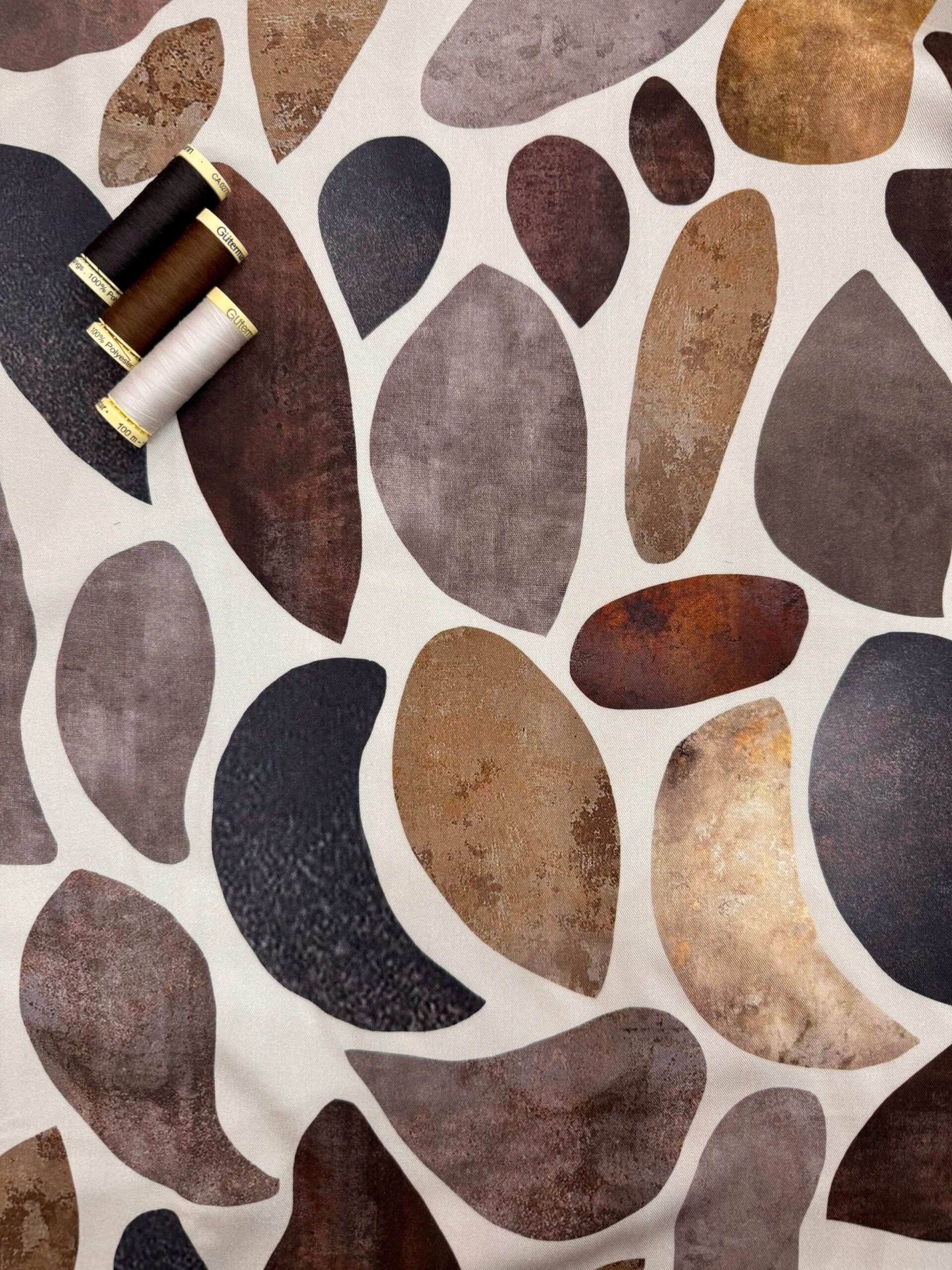 Light & Lush Viscose By Stof Of Denmark - Pebbles