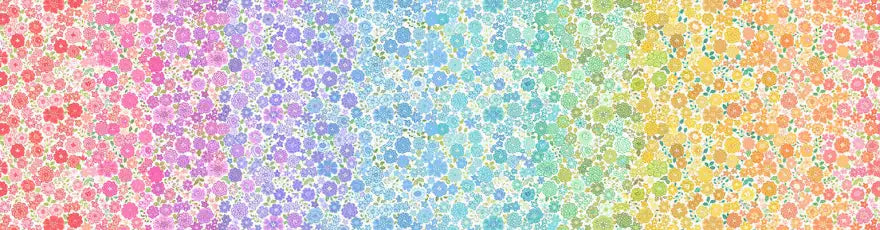 Lewis & Irene – Pastels Boho Blooms Ombré Cotton (OM3A)