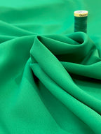 Emerald Acetate/Silk Blend Crepe