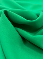 Emerald Acetate/Silk Blend Crepe