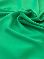 Emerald Acetate/Silk Blend Crepe