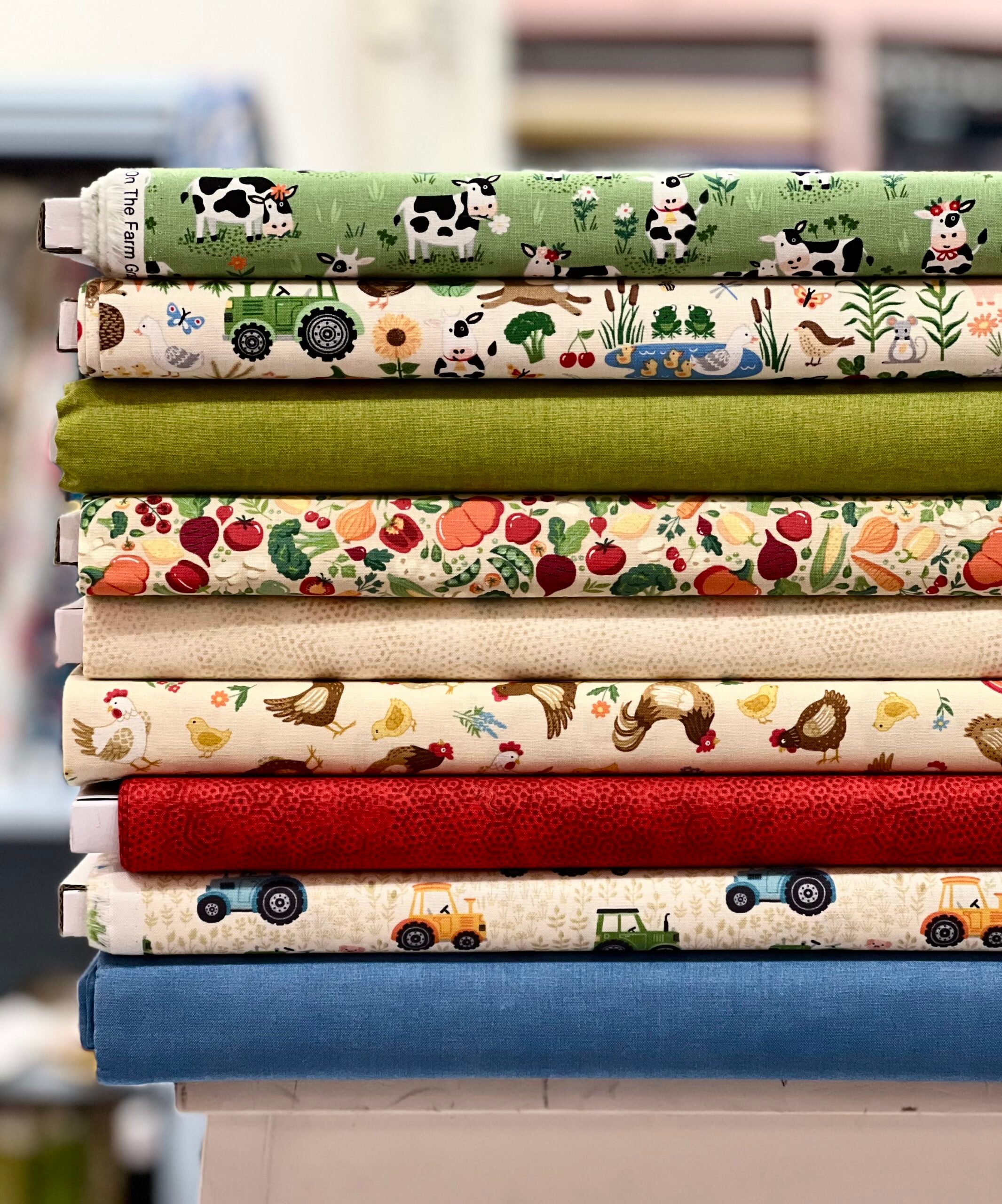 Fun On The Farm Market Cream 066/Q By Makower UK