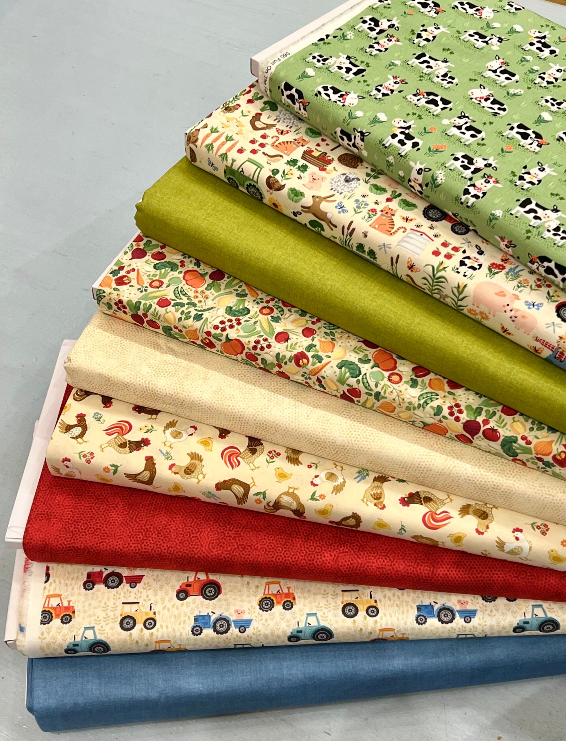 Fun On The Farm Market Cream 066/Q By Makower UK