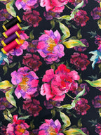 Peony Blossom Cotton Jersey By Stof Of Denmark