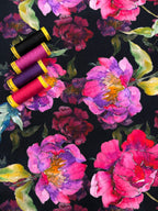 Peony Blossom Cotton Jersey By Stof Of Denmark