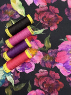 Peony Blossom Cotton Jersey By Stof Of Denmark