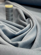21 Wale Cotton Needlecord - Smokey Blue