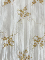 Go For Gold Embroidered Cotton Blend