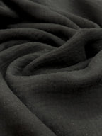 Black Double Gauze Cotton