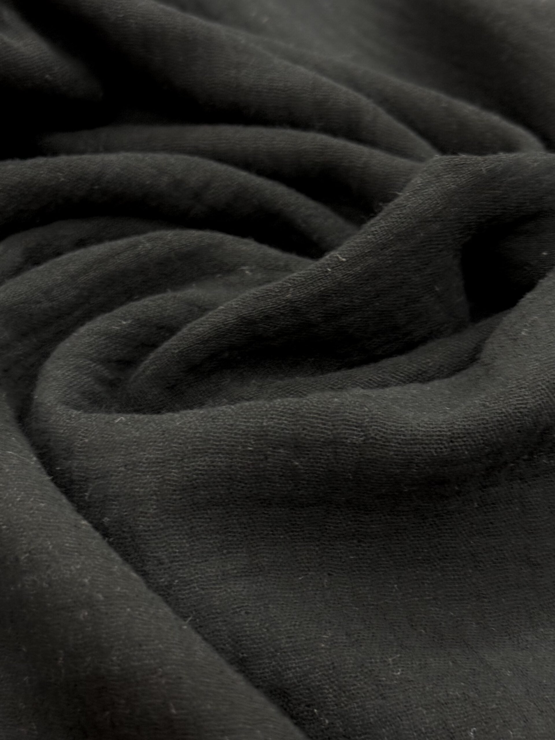 Black Double Gauze Cotton