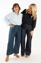 Isle Jeans Flare And Wide By Chalk & Notch