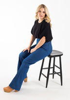 Isle Jeans Flare And Wide By Chalk & Notch