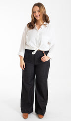 Isle Jeans Flare And Wide By Chalk & Notch