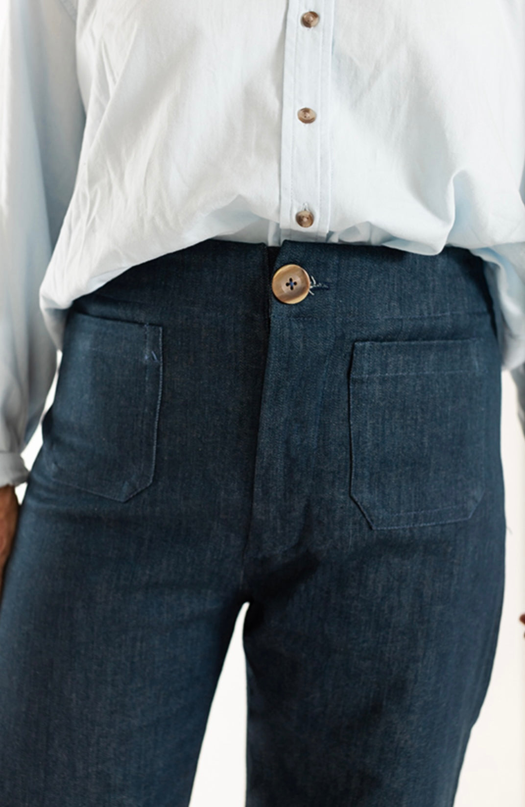 Isle Jeans Flare And Wide By Chalk & Notch