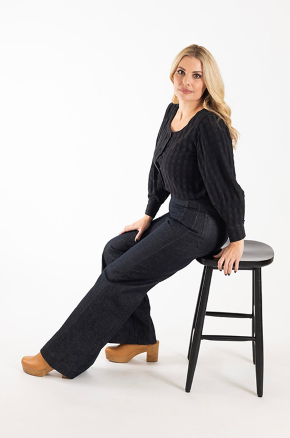 Isle Jeans Flare And Wide By Chalk & Notch