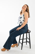 Isle Jeans Flare And Wide By Chalk & Notch