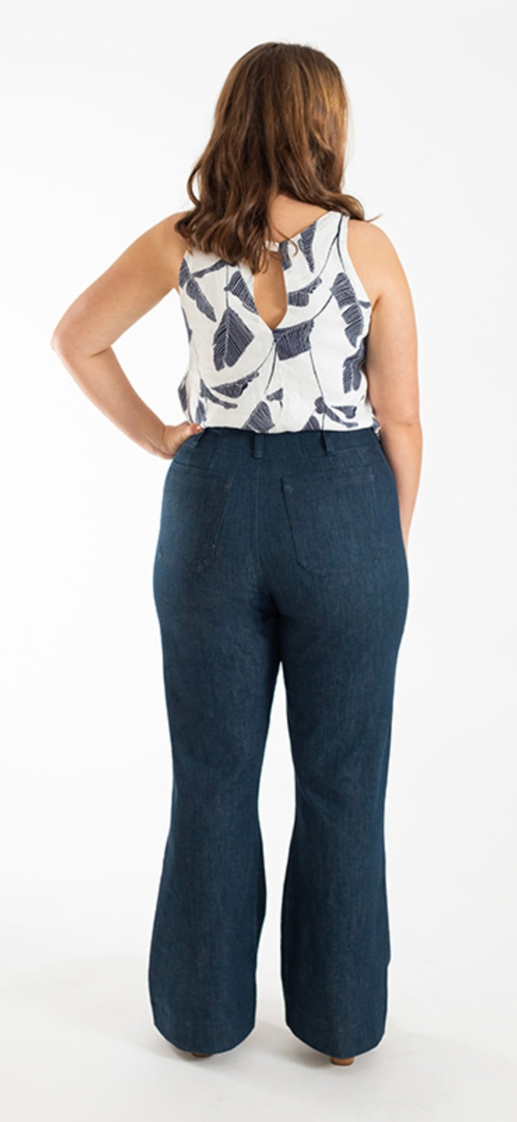 Isle Jeans Flare And Wide By Chalk & Notch