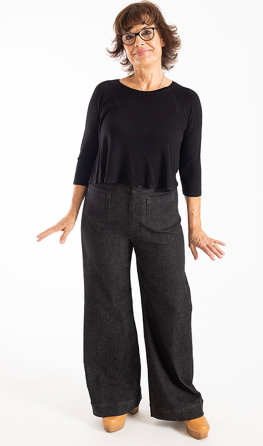 Isle Jeans Flare And Wide By Chalk & Notch