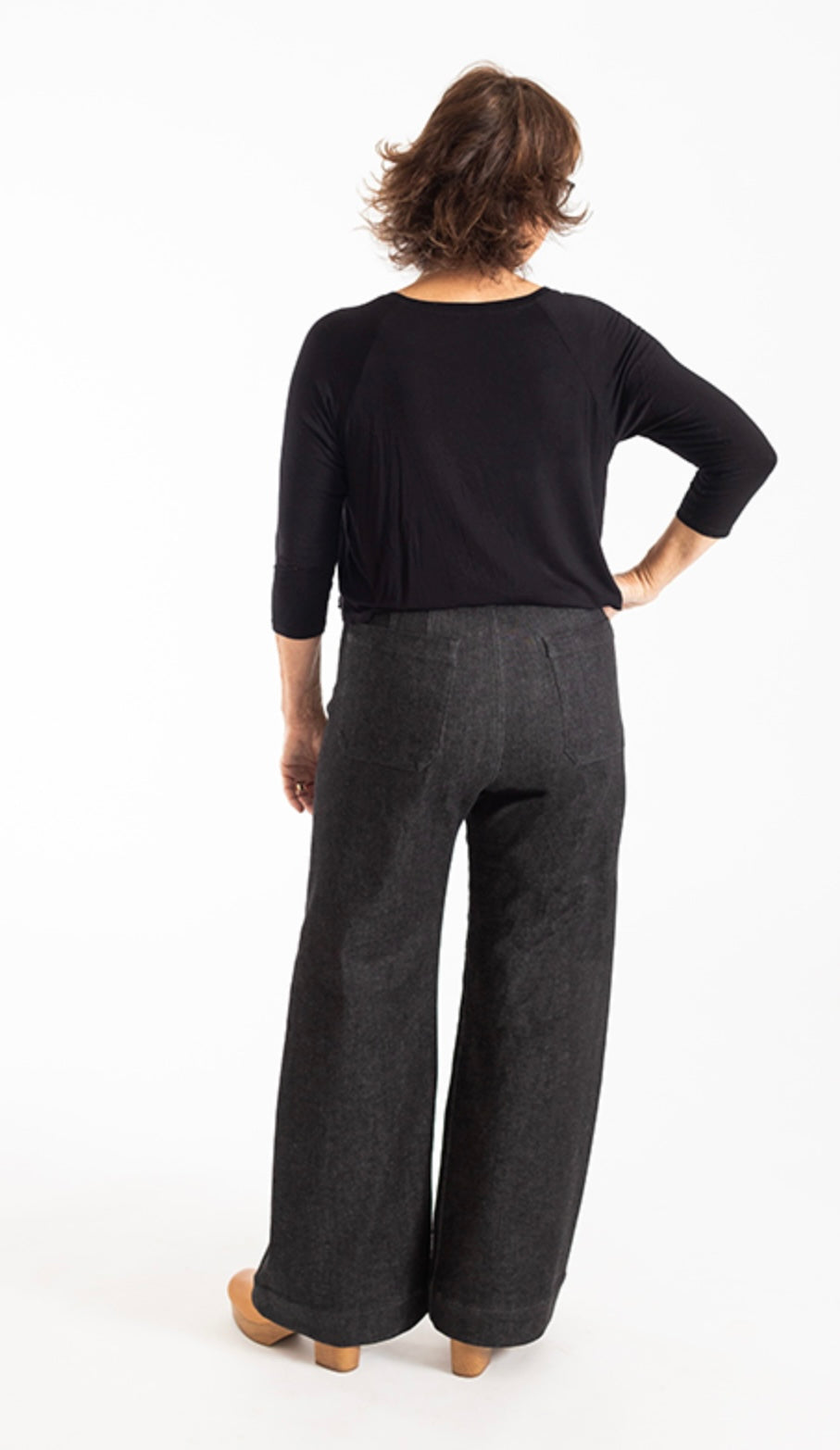 Isle Jeans Flare And Wide By Chalk & Notch