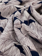 Ginkgo Viscose Navy