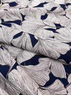 Ginkgo Viscose Navy