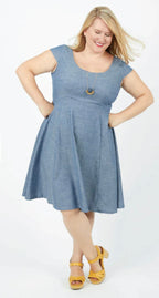 Cashmerette Upton Dress And Skirt Plus Mix And Match Expansion Pack Sizes 12-32