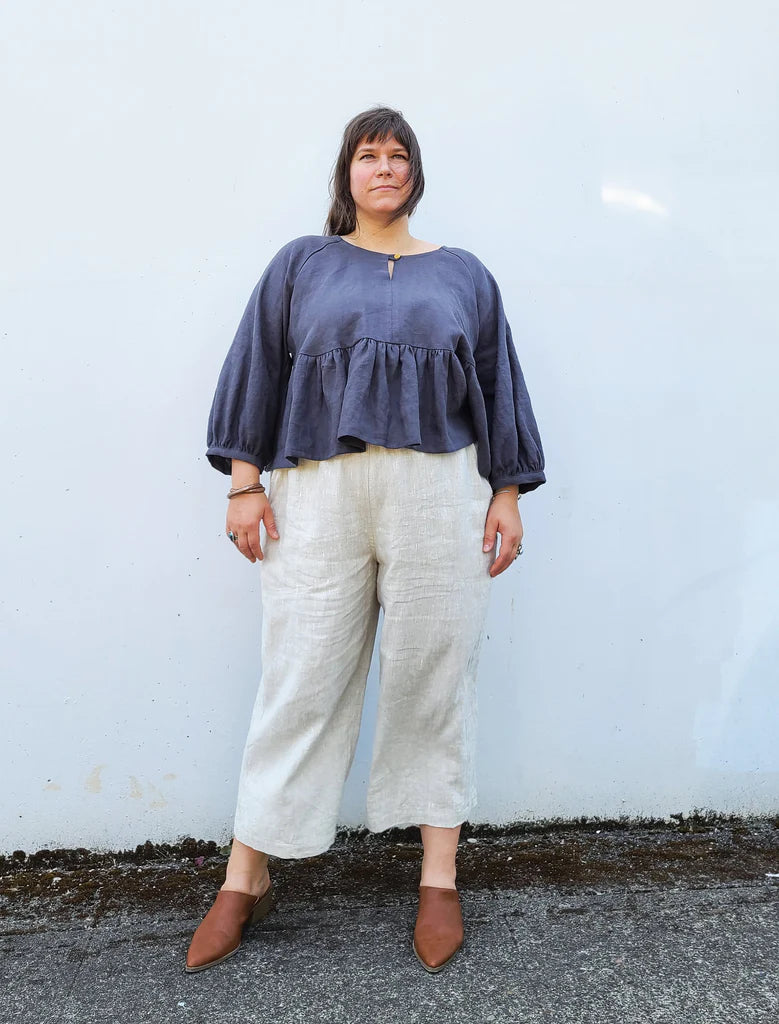 Romey Gathered Dress And Top By Sew House Seven 16-34 Curvy Sizes