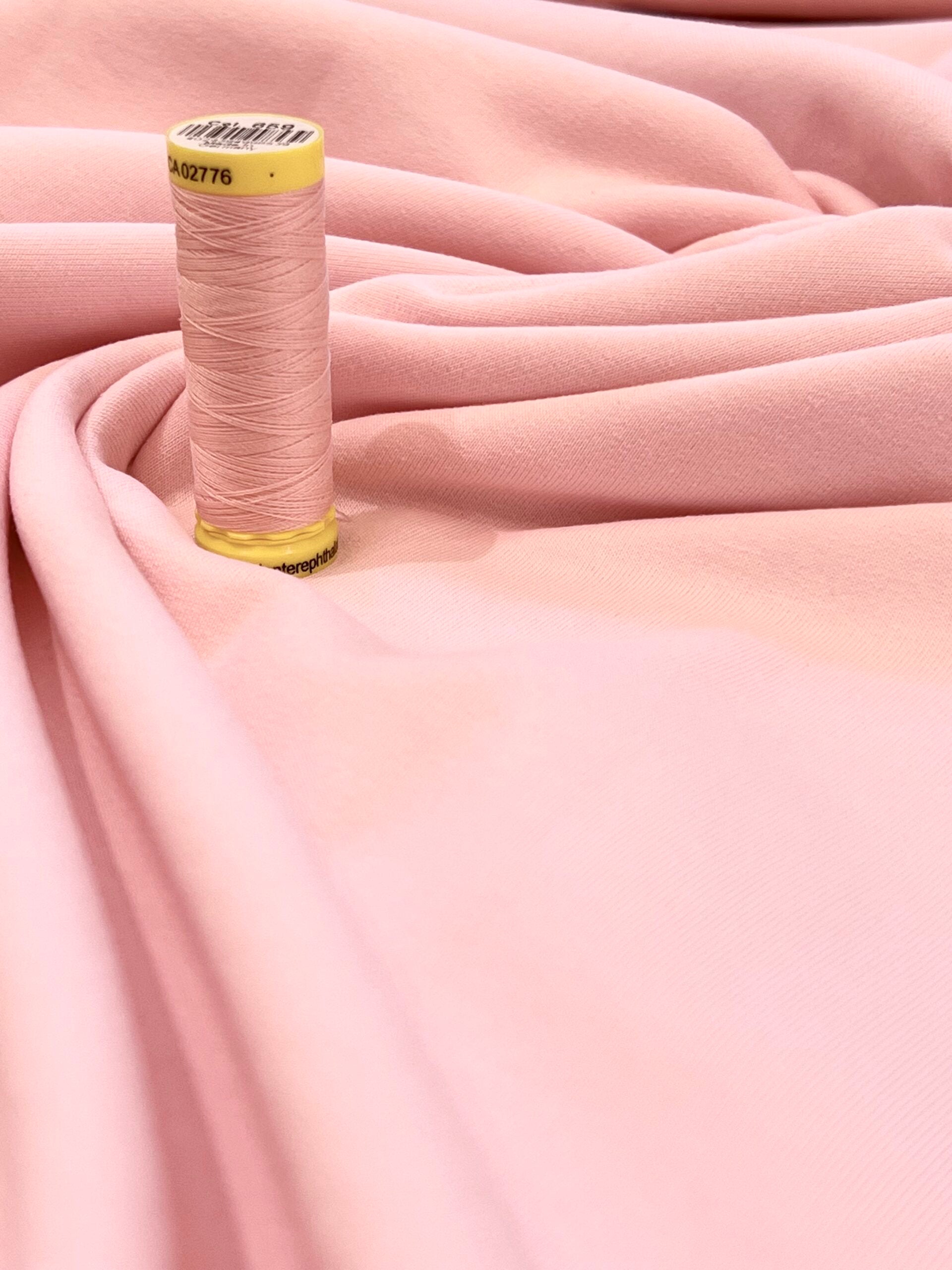 Pale Baby Pink Cotton Sweatshirt