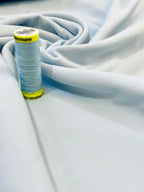 Pale Ice Blue Cotton Sweatshirt