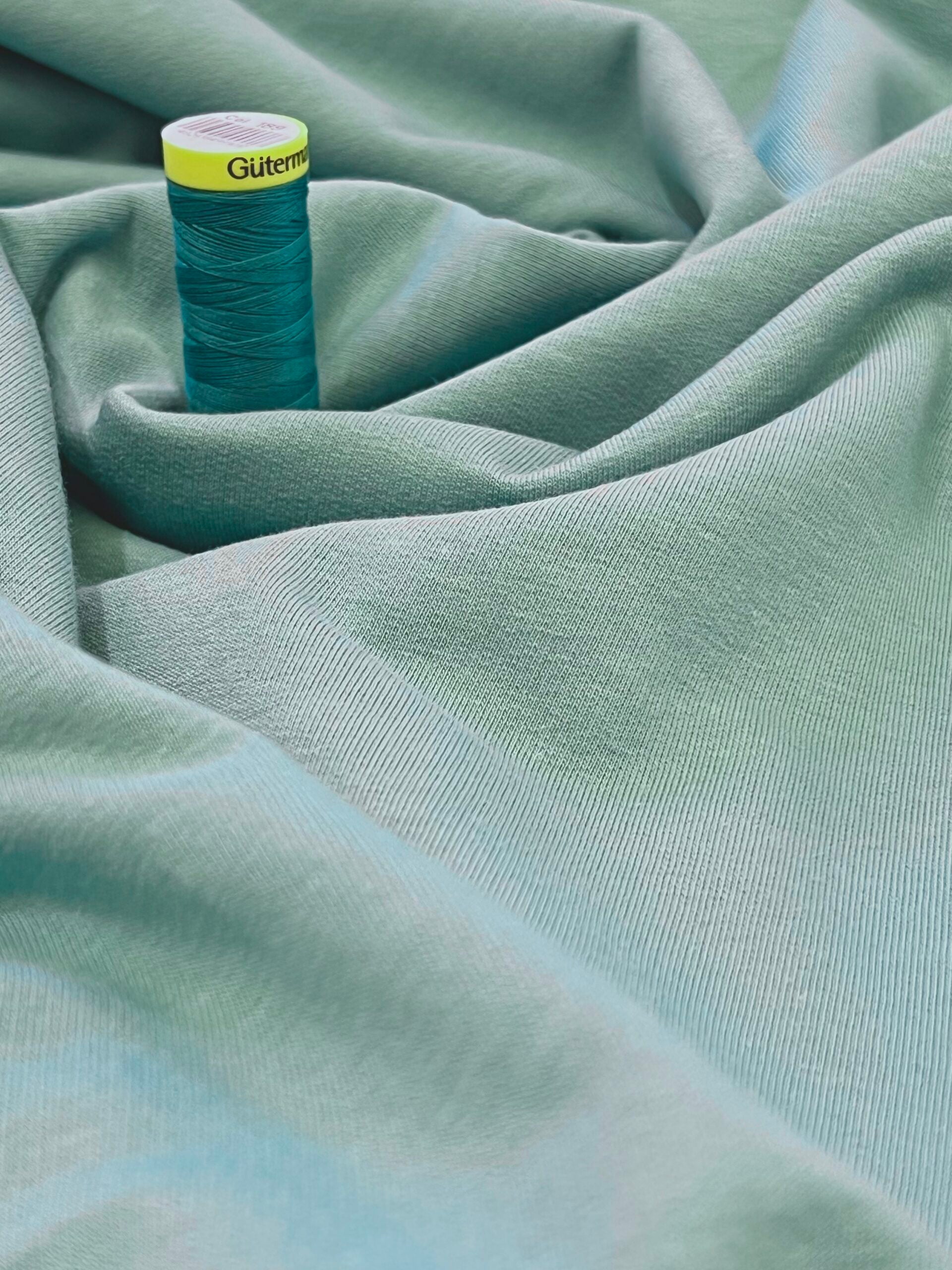 Pale Jade Cotton Sweatshirt