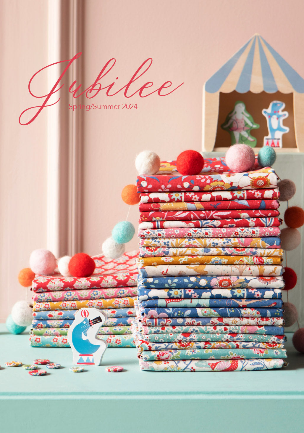 Tilda - Solid Colours - Pink Fat Quarter