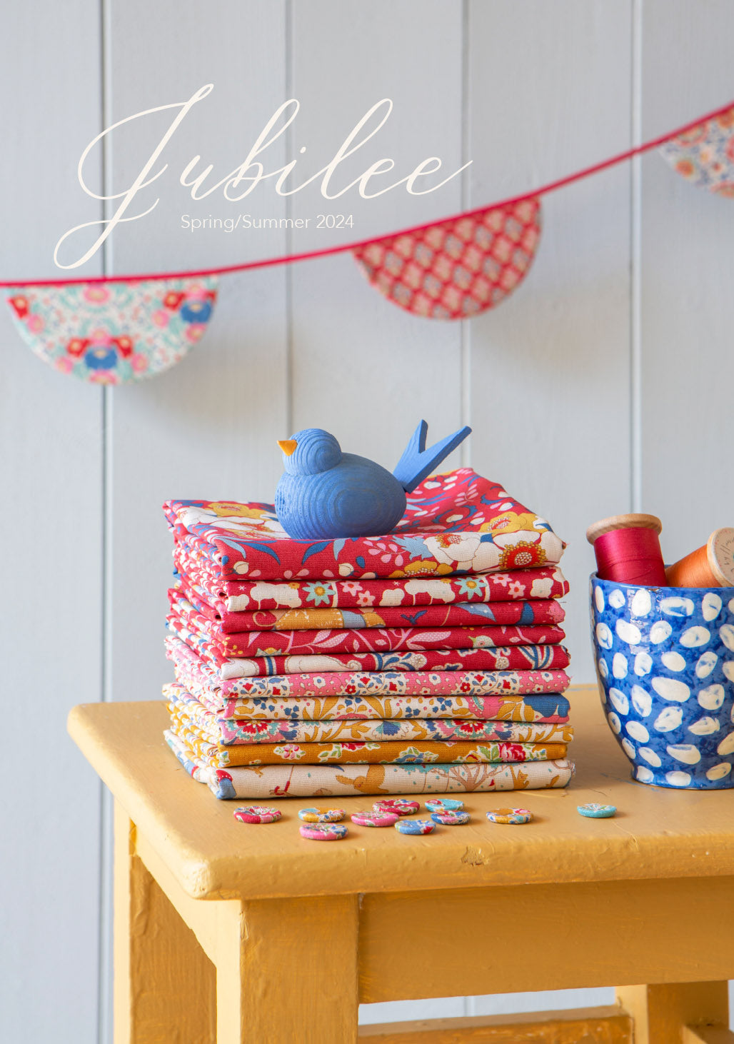 Tilda - Solid Colours - Pink Fat Quarter
