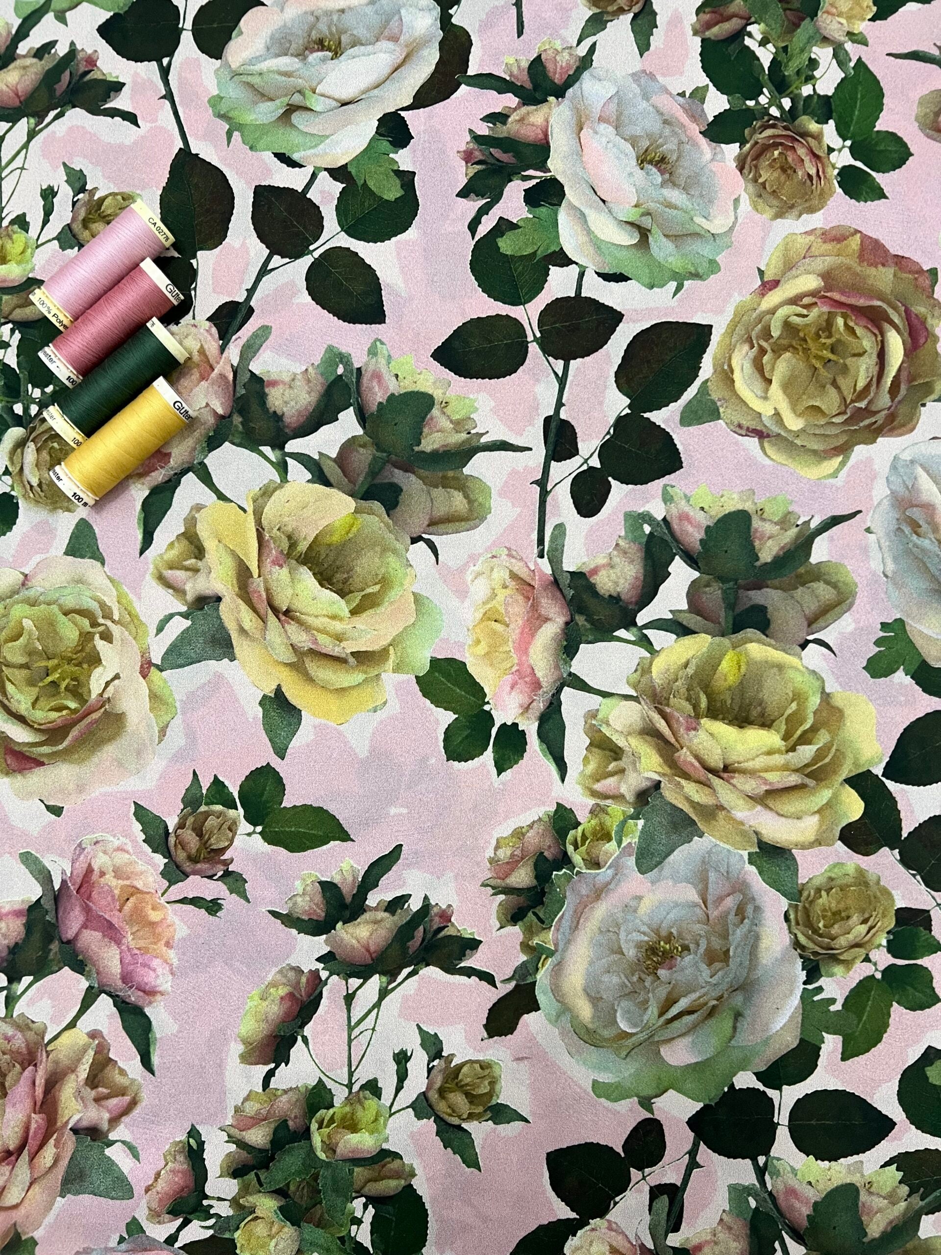 Lady McElroy English Country Garden Cotton Marlie Lawn