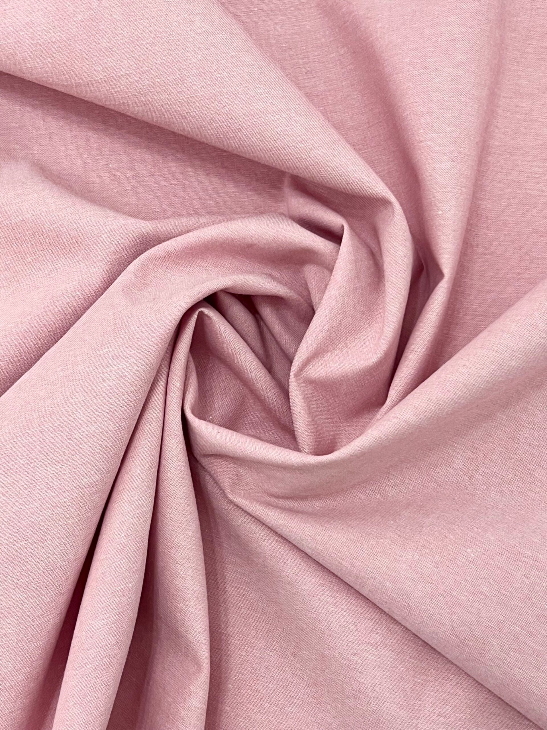 Yarn Dyed Cotton Poplin Old Rose Pink