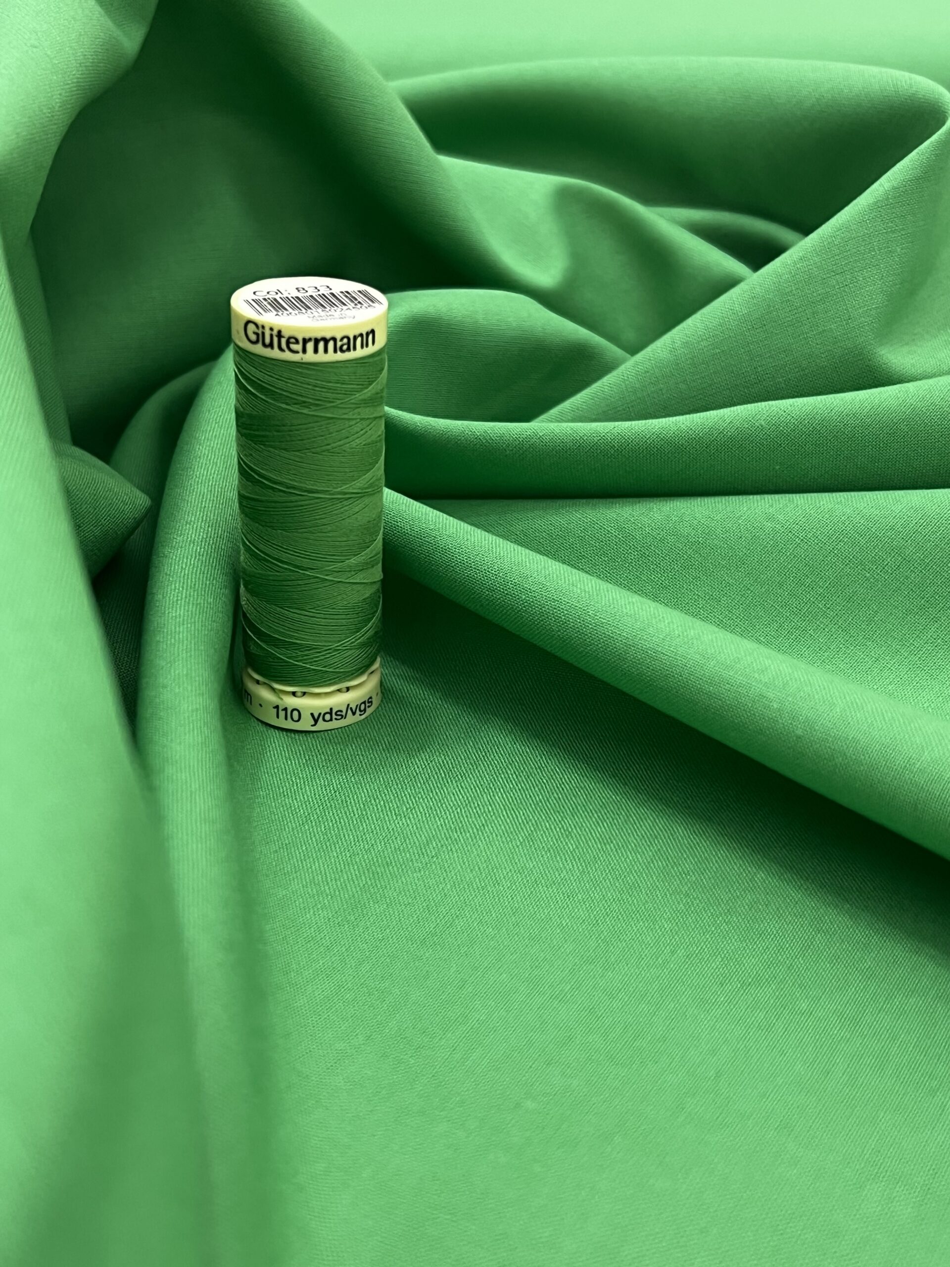 Cotton Poplin Emerald Green