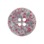Eco Conscious Pink And Grey Recycled Scrap Plastic Buttons 20 mm