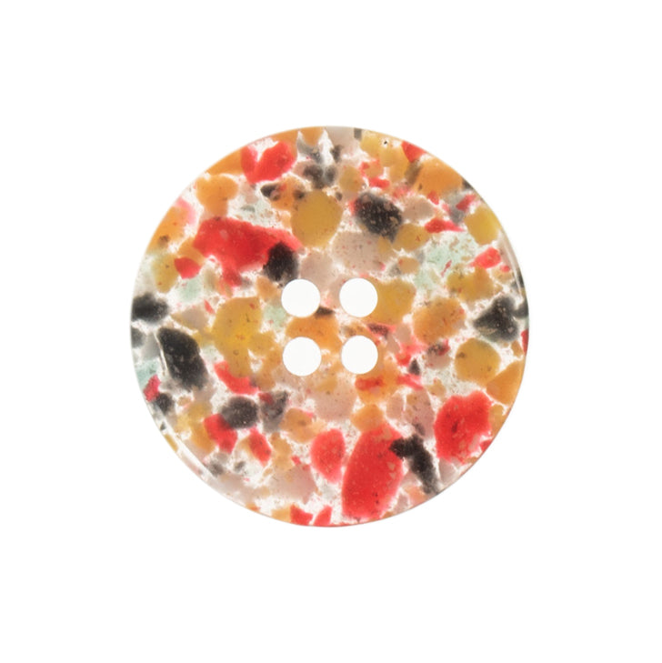 Eco Conscious Multi Recycled Scrap Plastic Buttons18 mm