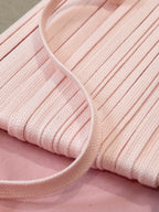 Soft Pink Cotton Tubular Drawstring Tape 8mm