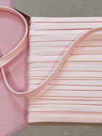 Soft Pink Cotton Tubular Drawstring Tape 8mm