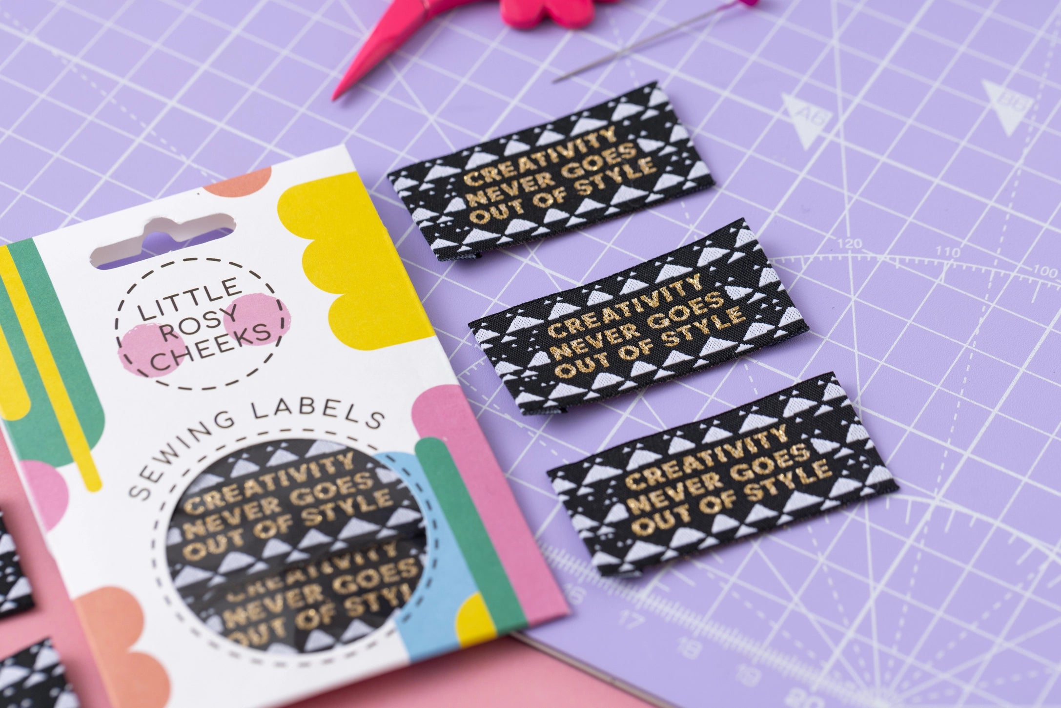 Creativity Woven Labels By Little Rosy Cheeks
