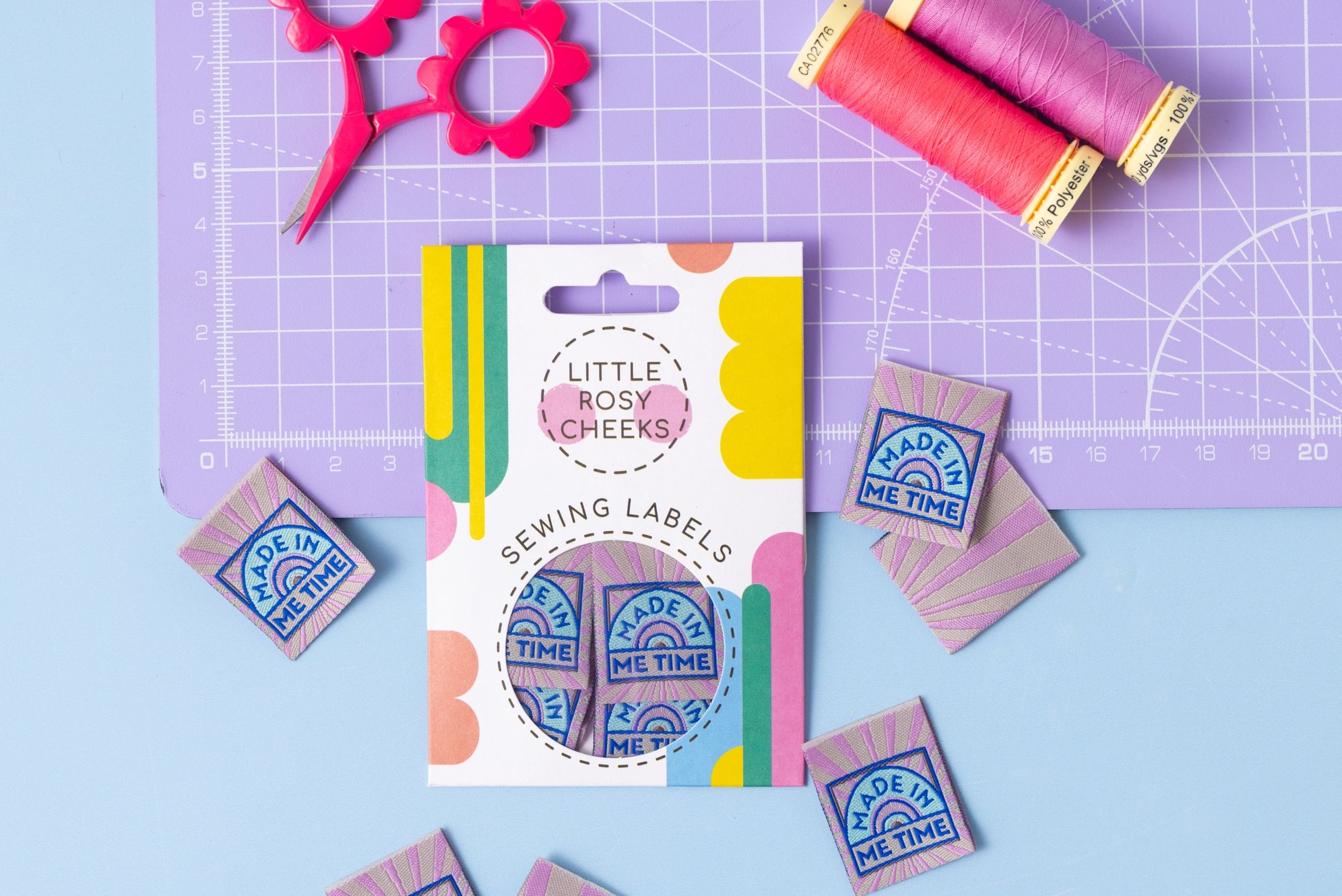 Me Time Woven Labels By Little Rosy Cheeks