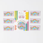 Life Is Colourful Woven Labels By Little Rosy Cheeks