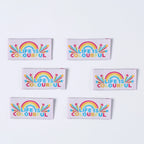 Life Is Colourful Woven Labels By Little Rosy Cheeks